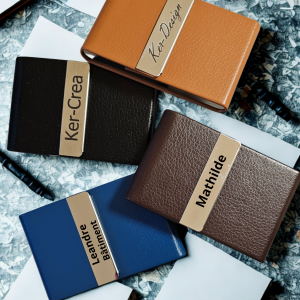 Porte cartes de visite personnalisés