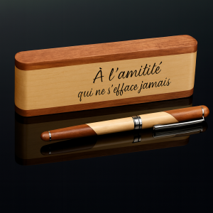 Coffret Stylo en bois