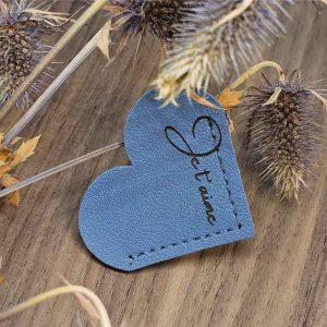 Marque Pages Cœur Bleu